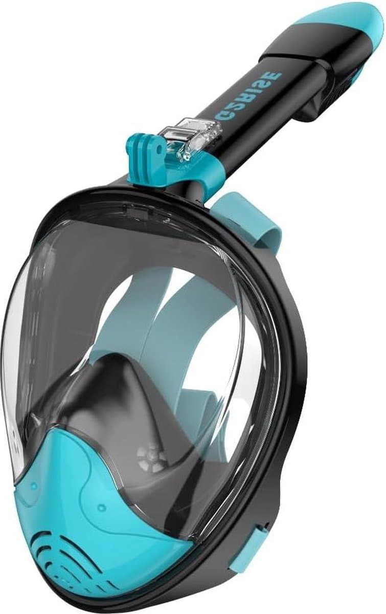 Snorkelmasker met afneembare cameramontage - anti-condens - opvouwbaar ontwerp - geavanceerd ademhalingssysteem - veilige snorkelervaring - volwassenen en kinderen Snorkelmasker