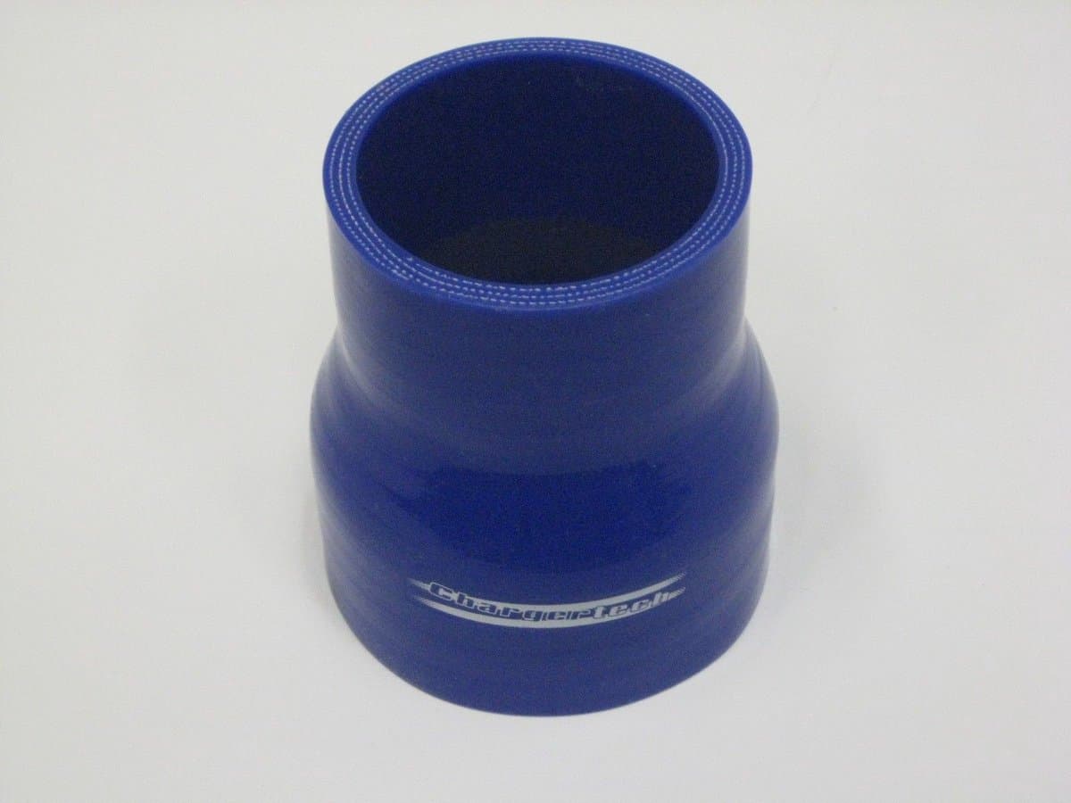 Rechte verlopen silicone - Blauw, 102-51mm