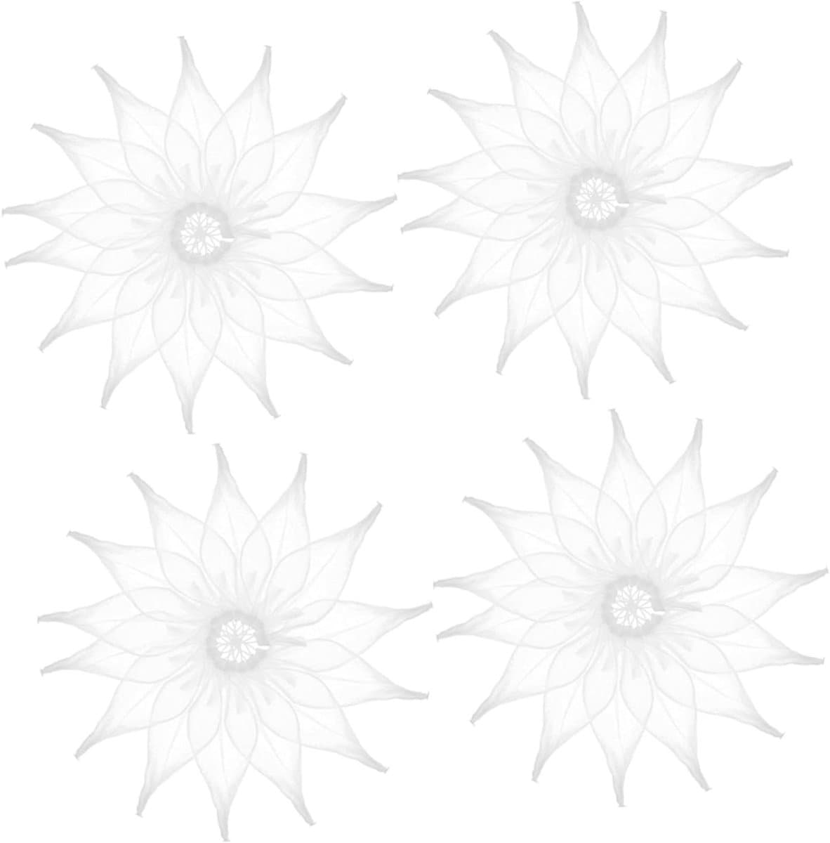 Net Tassen - Opbergzakken Mesh - Kleine Spullen Opbergen - Met Handvat - 19 x 8 x 8 cm - Wit