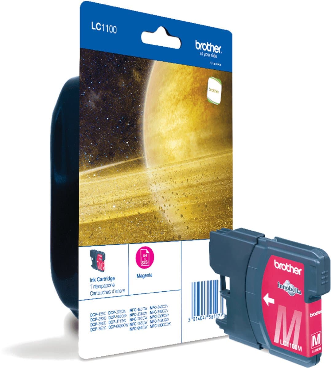 Brother LC1100YBP originele gele inktcartridge, 1 stuk