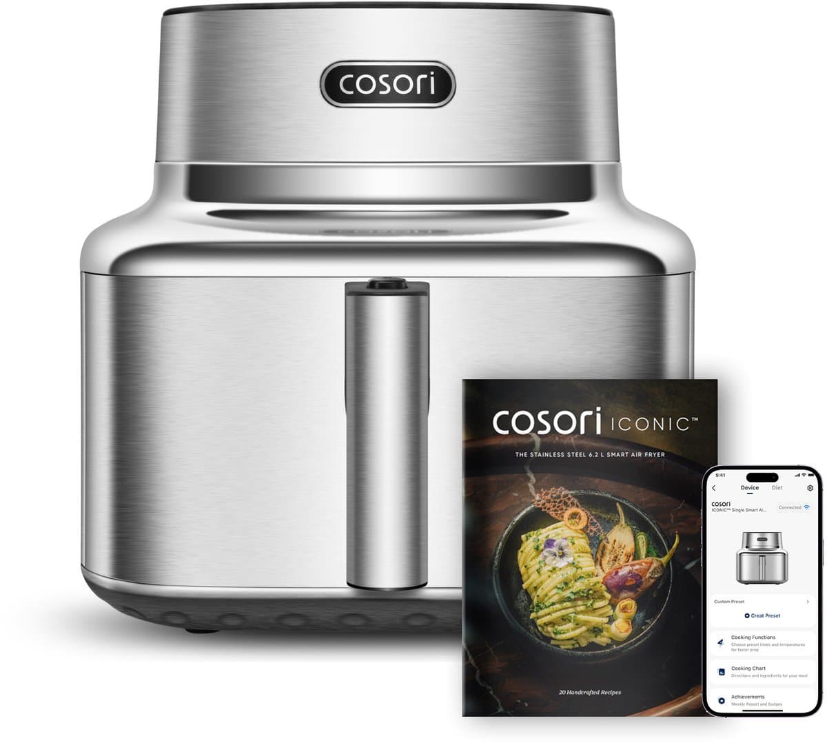 Cosori Iconic Single 6.2L RVS