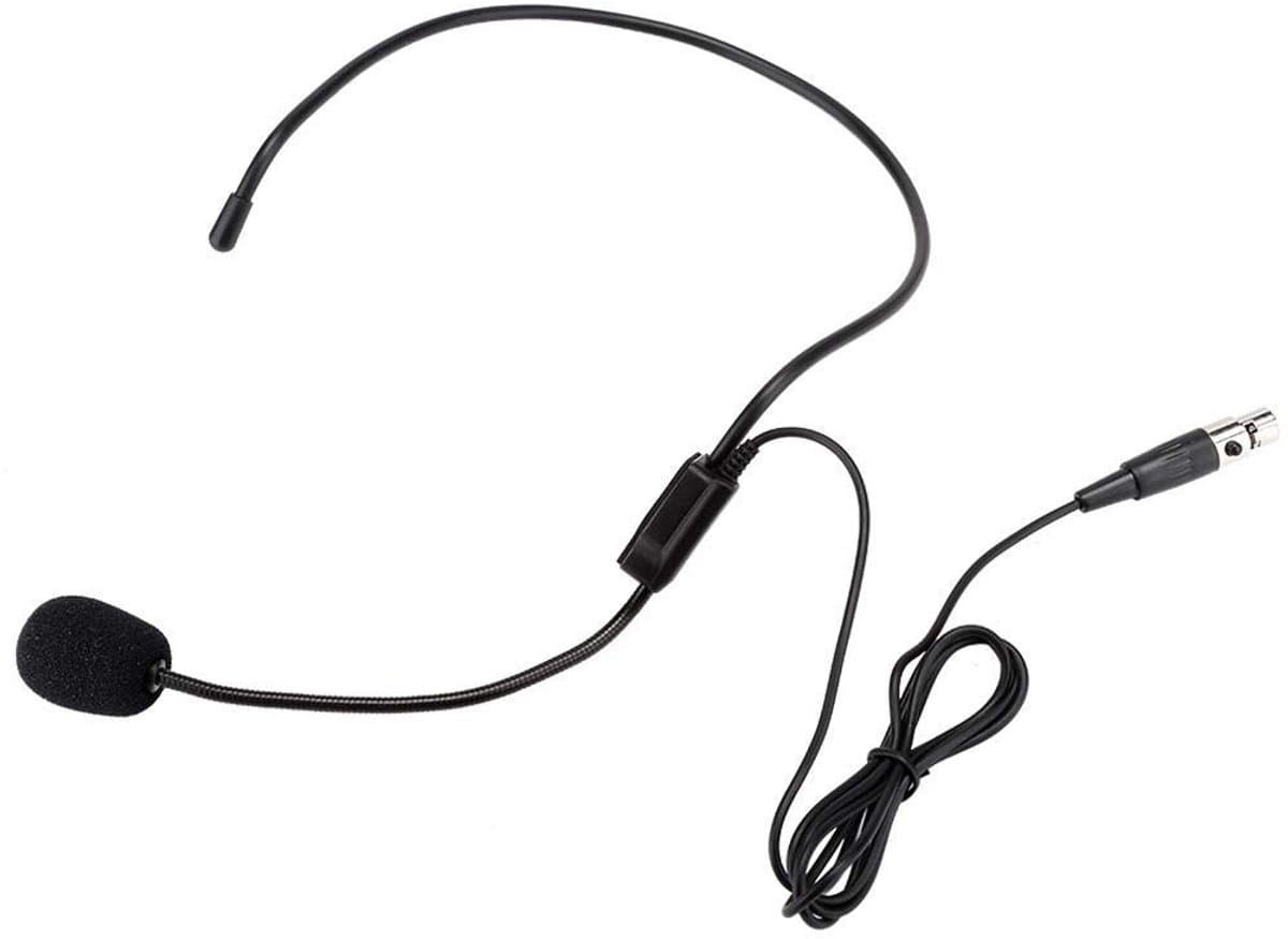 Dailygoody - Mini 3-polige Microfoon - Draadloze Headset - Hartvormige Richtmicrofoon - Compact - Spraakversterking - Geschikt voor Optredens en S...
