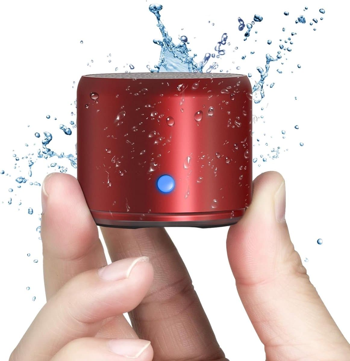 Draagbare Bluetooth Luidspreker - Mini Speaker - Muziek Luisteren Buiten - IP67 Waterdicht - 12 Uur Speeltijd - Rood
