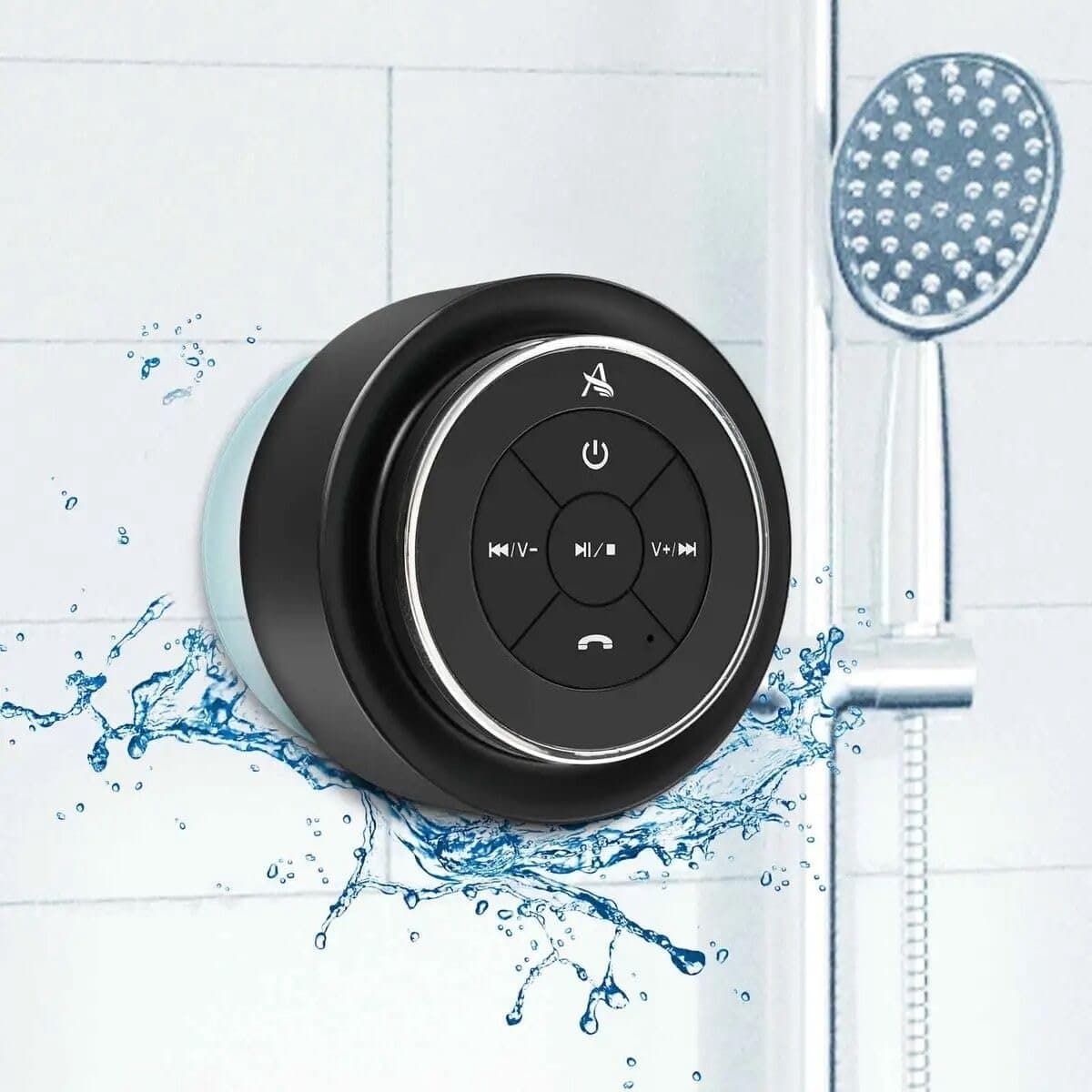 Draagbare Bluetooth Speaker - Waterdichte Speaker - Muziek Luisteren - IPX7 Waterdicht - 12 Uur Speeltijd - Zilver