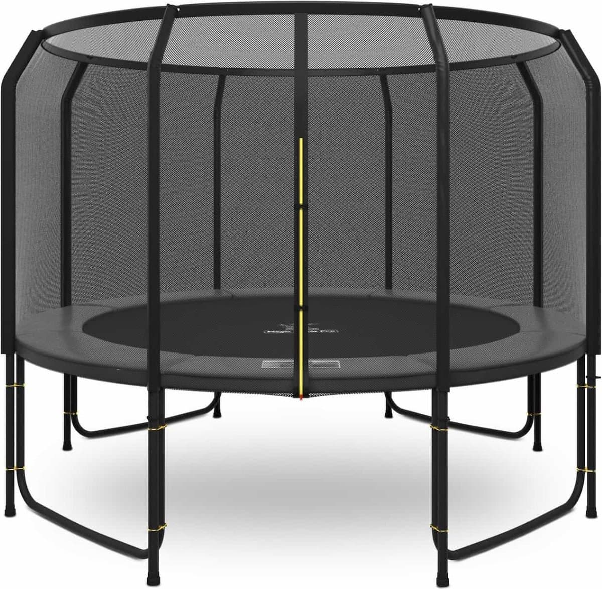 Magic Jump - Trampoline met veiligheidsnet Fiber - ø 366 cm - Grijs - Buitenspeelgoed - Outdoor