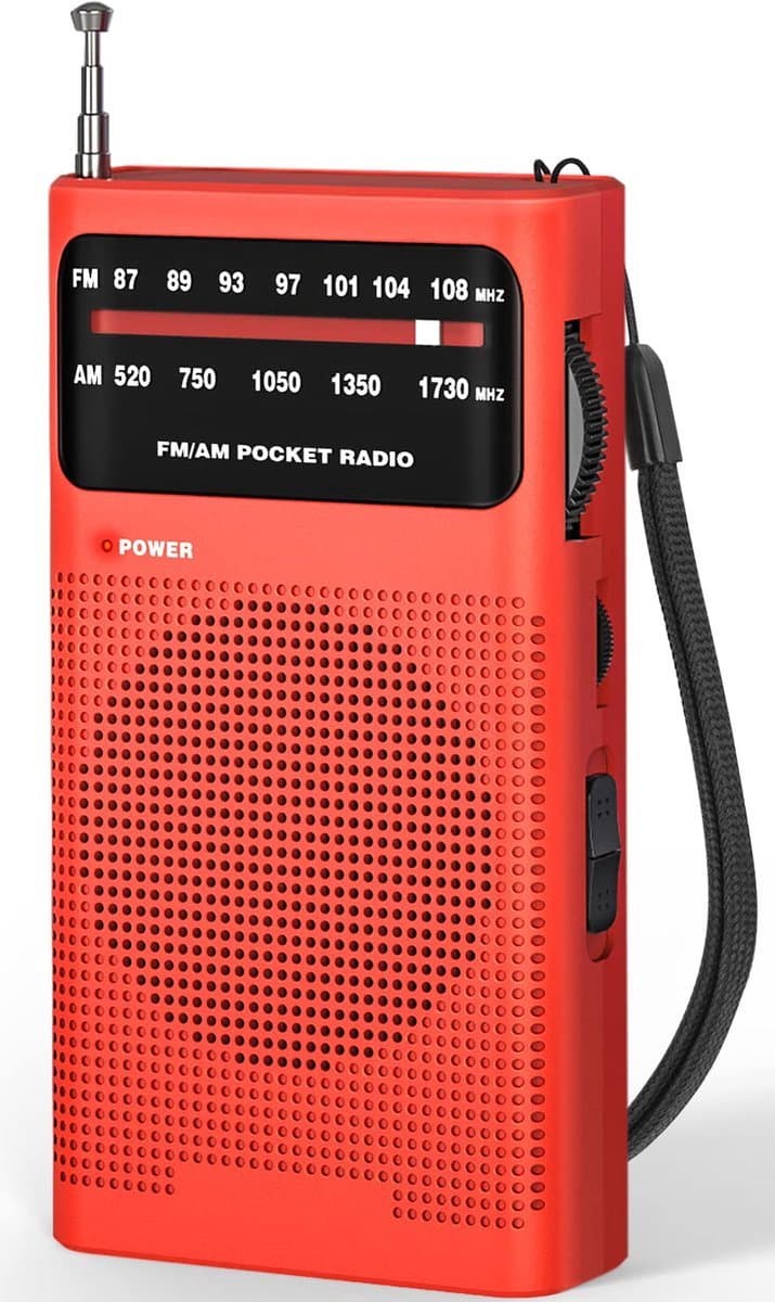 Stunq® Compacte Draagbare Radio met Uitstekende Ontvangst en Krachtige Luidspreker