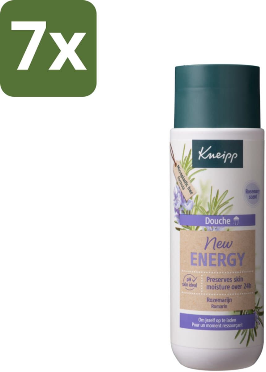 Kneipp Douche New Energy 200 ml - Bulkverpakking - 7 stuks