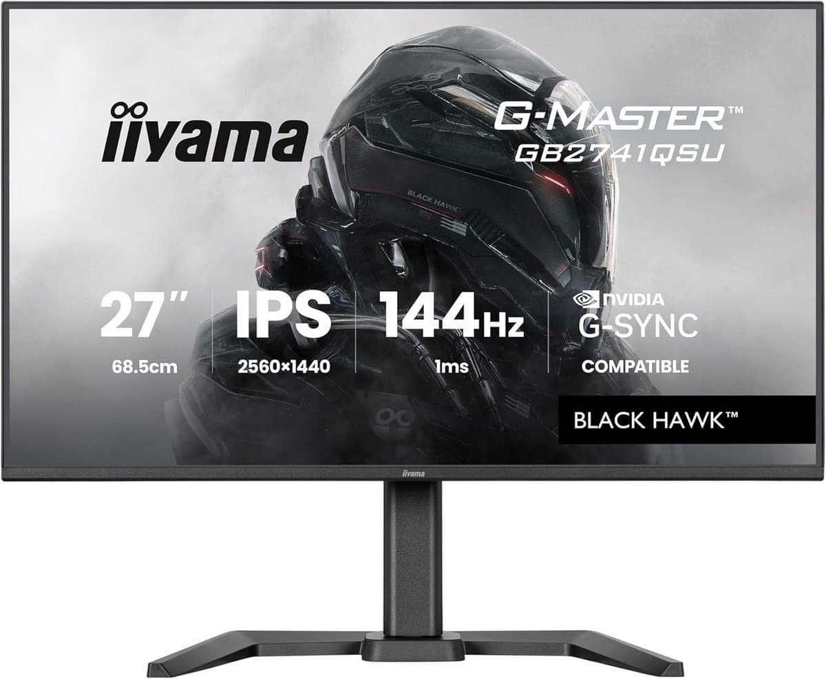 27 inch Gaming Monitor QHD 144Hz IPS 1ms Verstelbaar