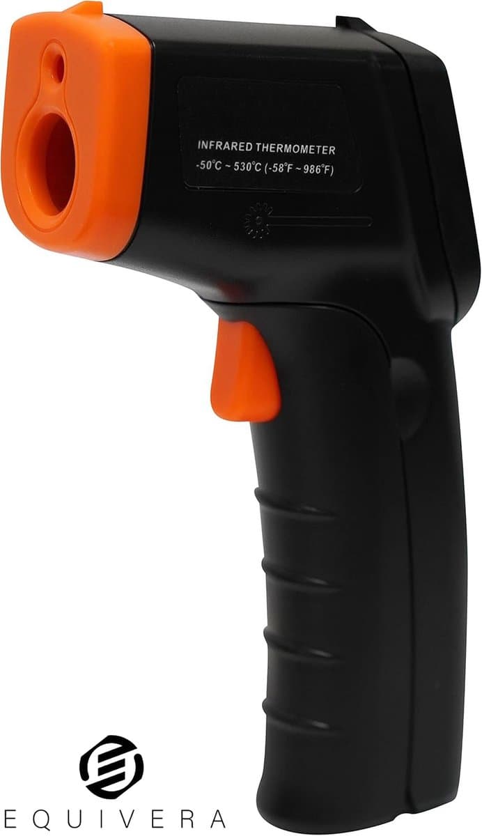 Equivera Infrarood Thermometer - Voorhoofd Thermometer - Laser Thermometer - Warmtemeter - Infraroodthermometers