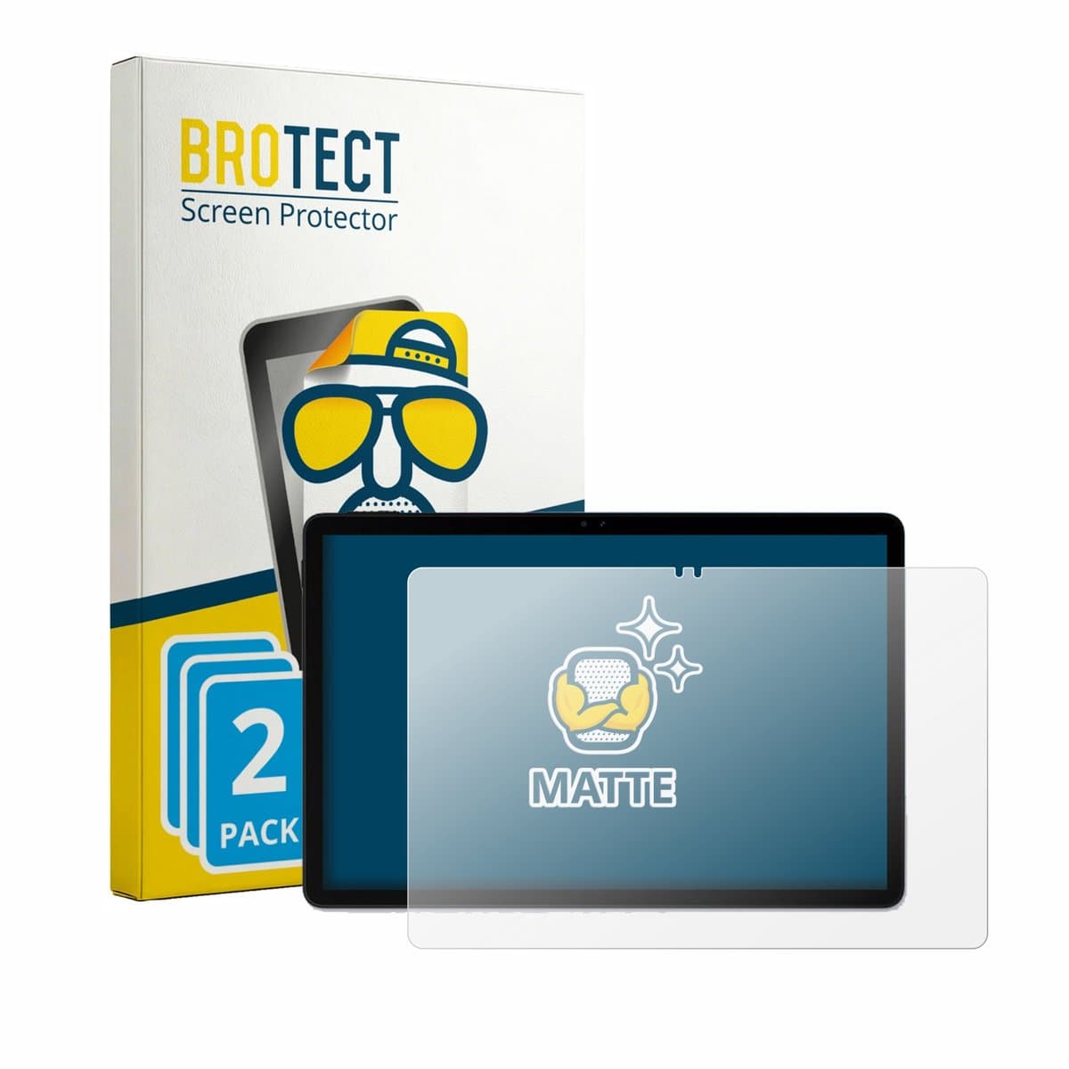 BROTECT - Screenprotector voor POCKAM P11 11" - Folie Beschermfolie matte 2 Stuks