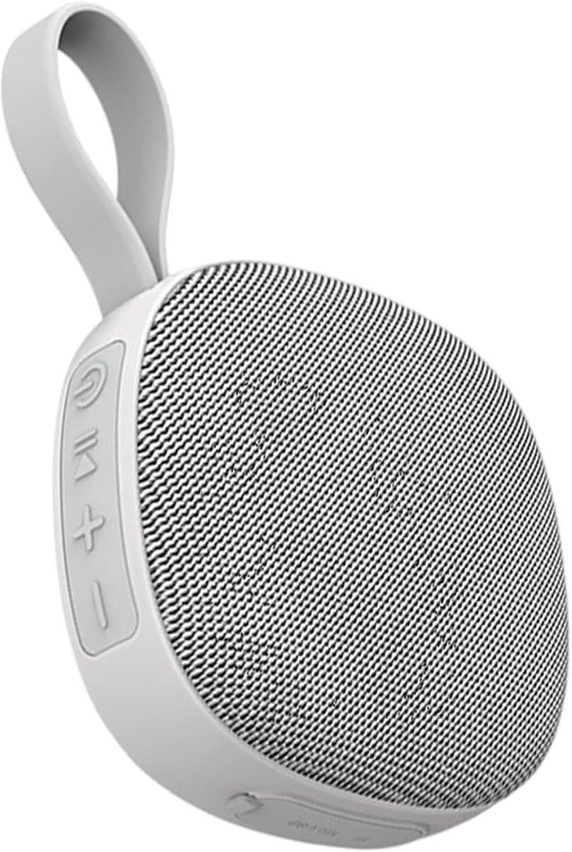 Draagbare Luidspreker - Muziekspeler - Draadloos Muziek Luisteren - Magnetische Bevestiging - 12.8 cm - Grijs