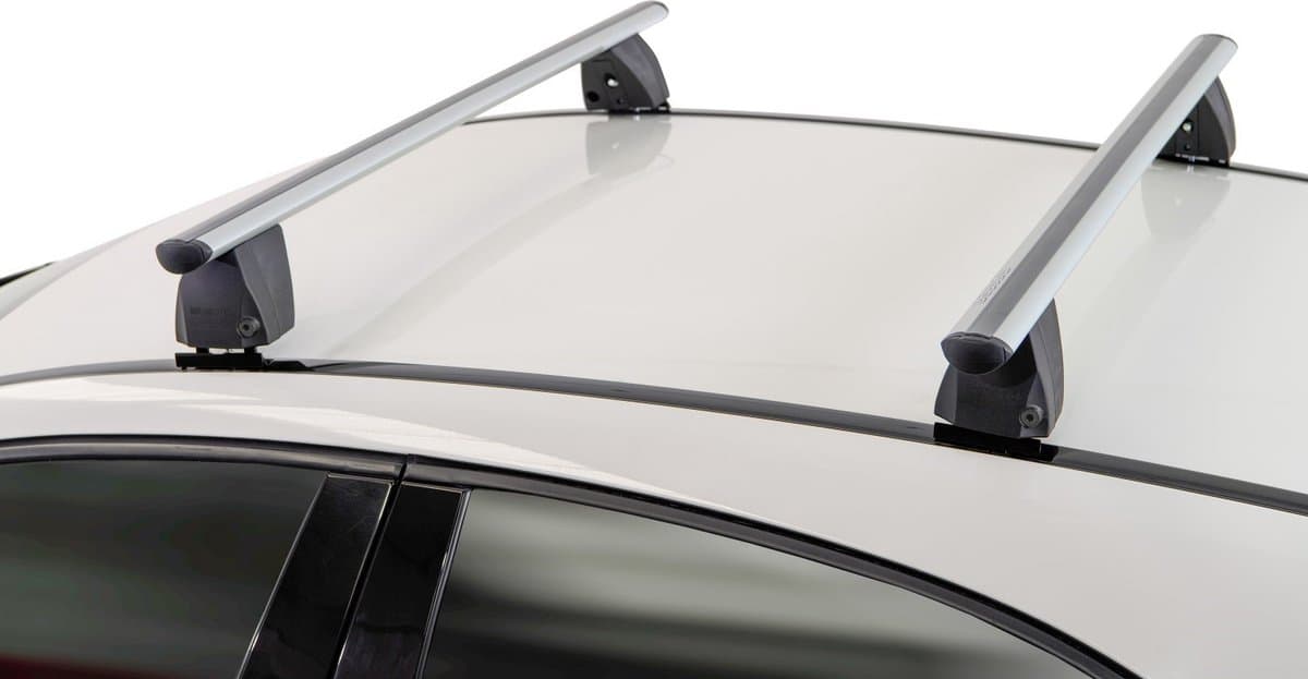 Dakdragers geschikt voor Renault Kangoo Express I 1997-2008 Menabo Delta zilver