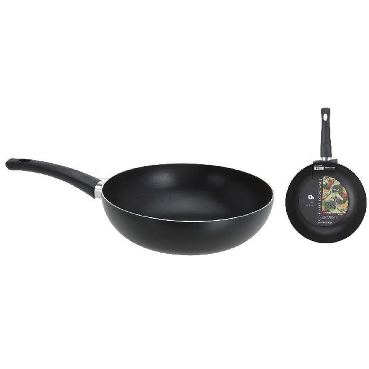 Hapjespan - 28 cm - Zwart