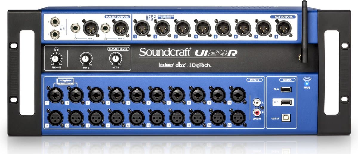 Soundcraft Ui24R Digital Mixer/Recording System - Tablet mixer
