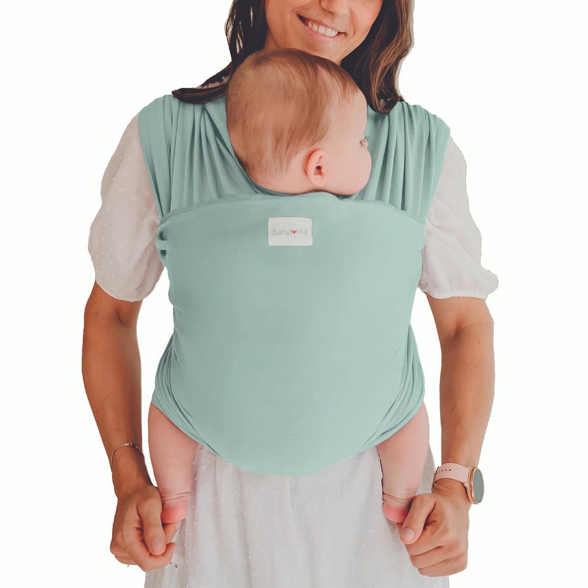 Babylonia Tricot-Slen Organic Draagdoek - Sage Green