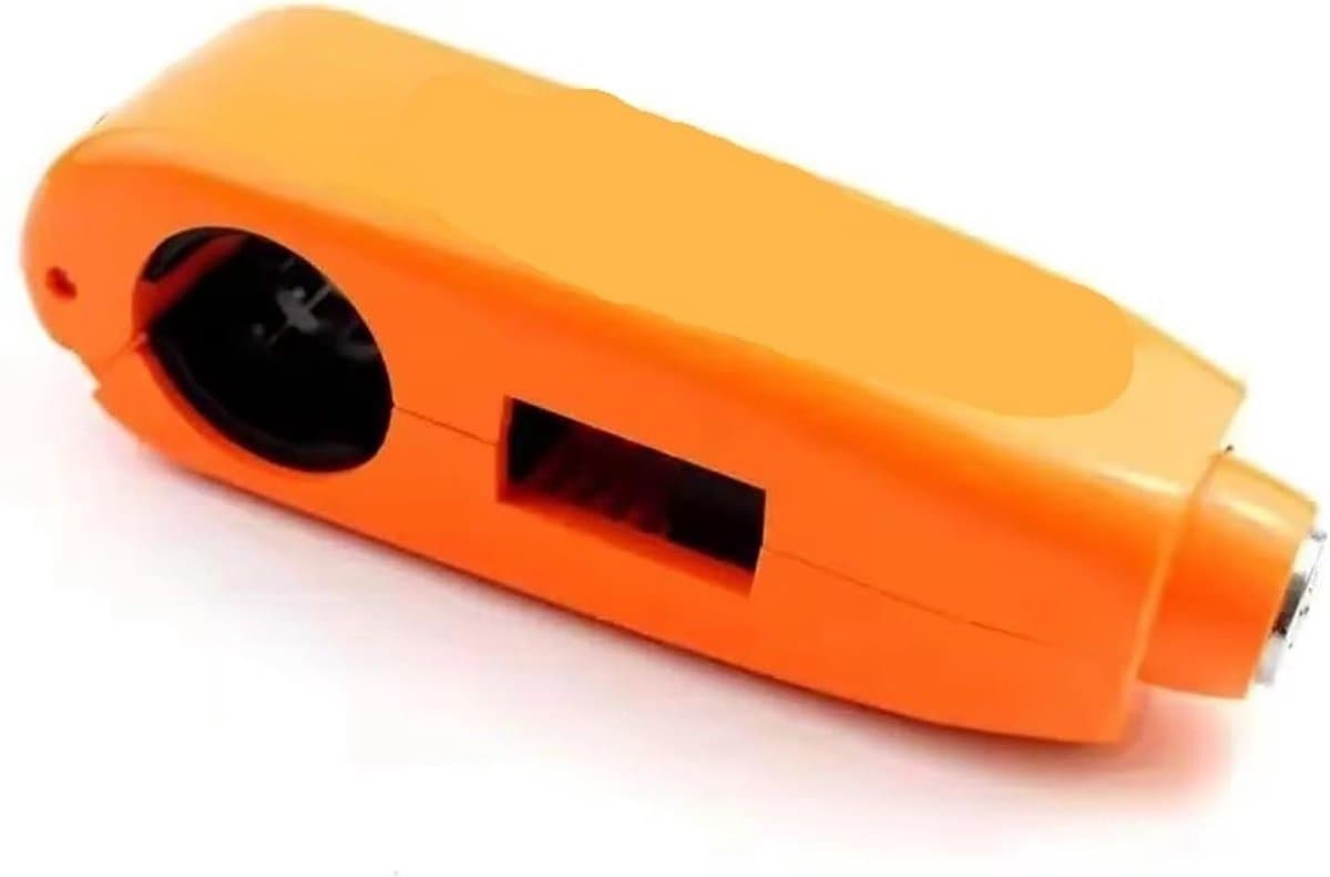 Motor Alarmschijfslot - Diefstalpreventie Slot - Motor Beveiligen - Uniek Slotcilinder Ontwerp - 10 x 10 x 10 mm - Oranje
