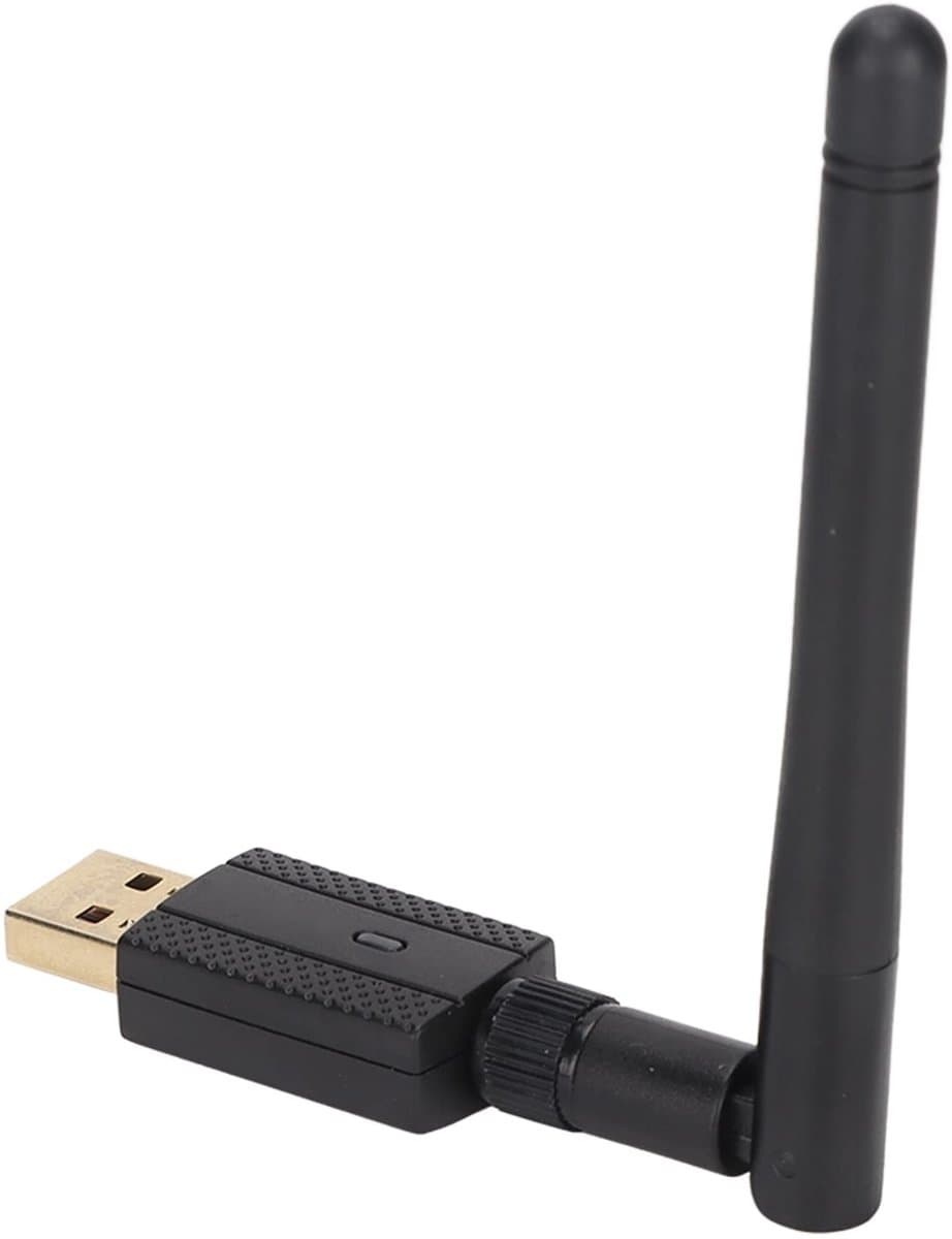 Allecto - Usb Wifi Adapter - Draadloze Usb Adapter - Hoge Snelheid 600M - Compact Formaat - Bluetooth Ontvanger en Zender - Geschikt voor Pc Deskto...