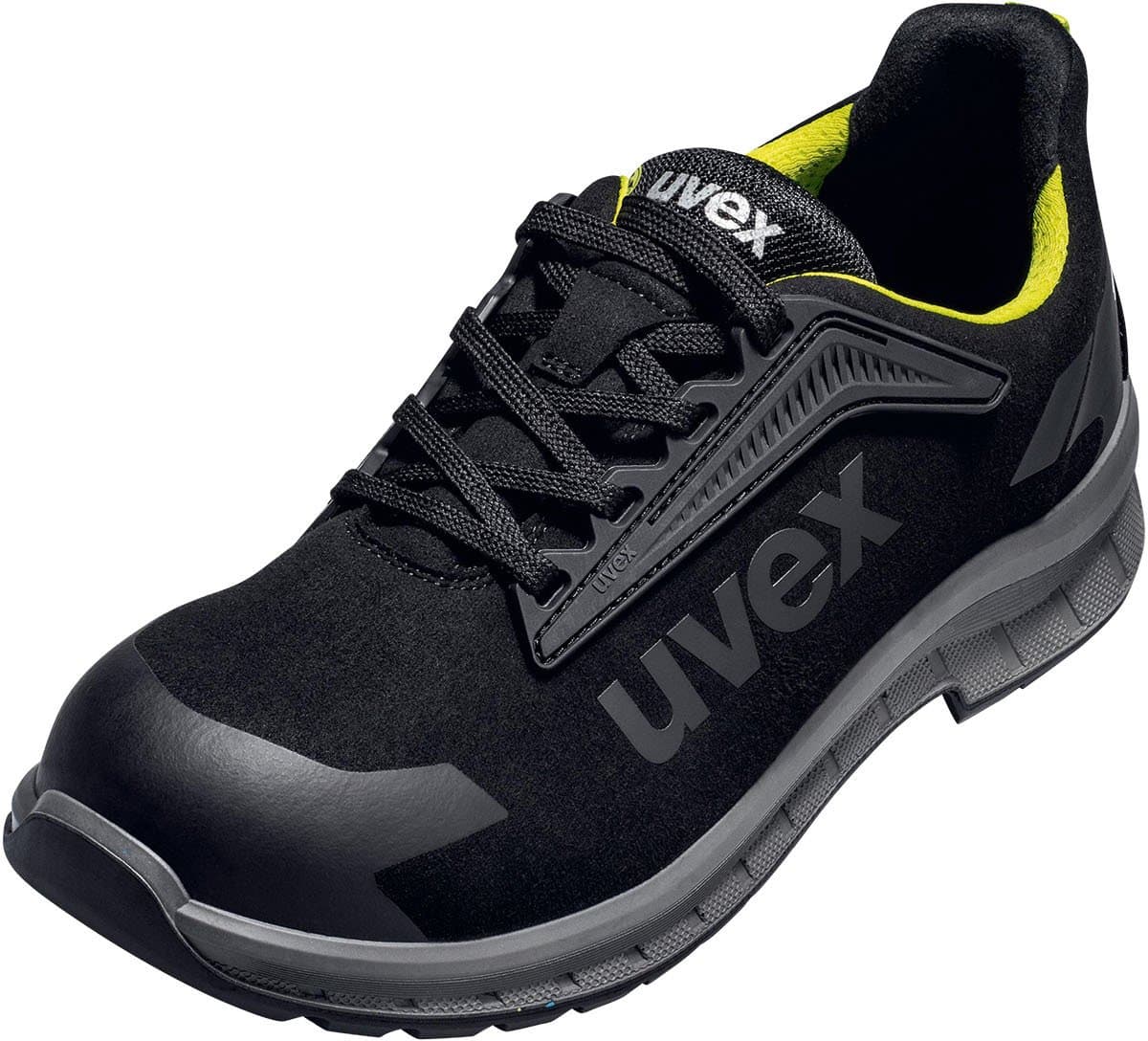 Uvex Sicherheitsschuh 2 Trend S3s 69412 Halbschuh .Lime PU 6941 Schwarz Gelb-11-45