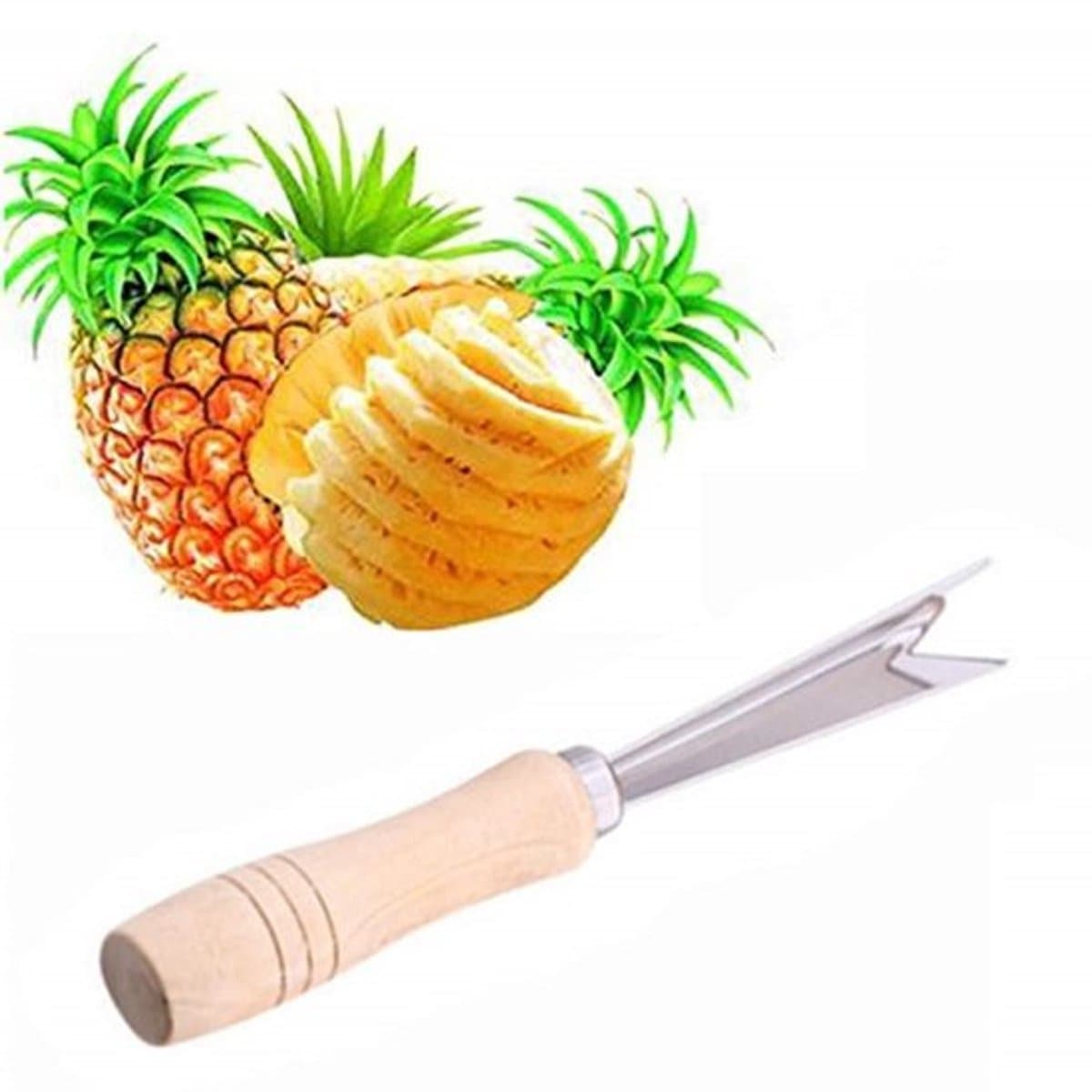 Dailygoody - Ananas Oogschiller - Roestvrij Staal - Praktisch Ontwerp