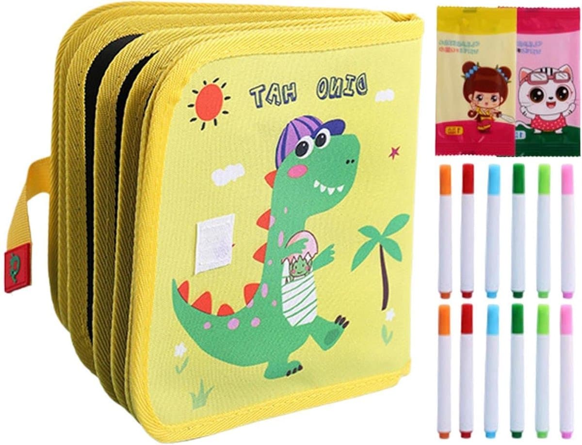 Krabbelboek Herbruikbaar - Tekentablet Educatief - Kinderen Creatief Bezig - Groene Schrijfinnovatie - 14 Pagina's - Niet gespecificeerd
