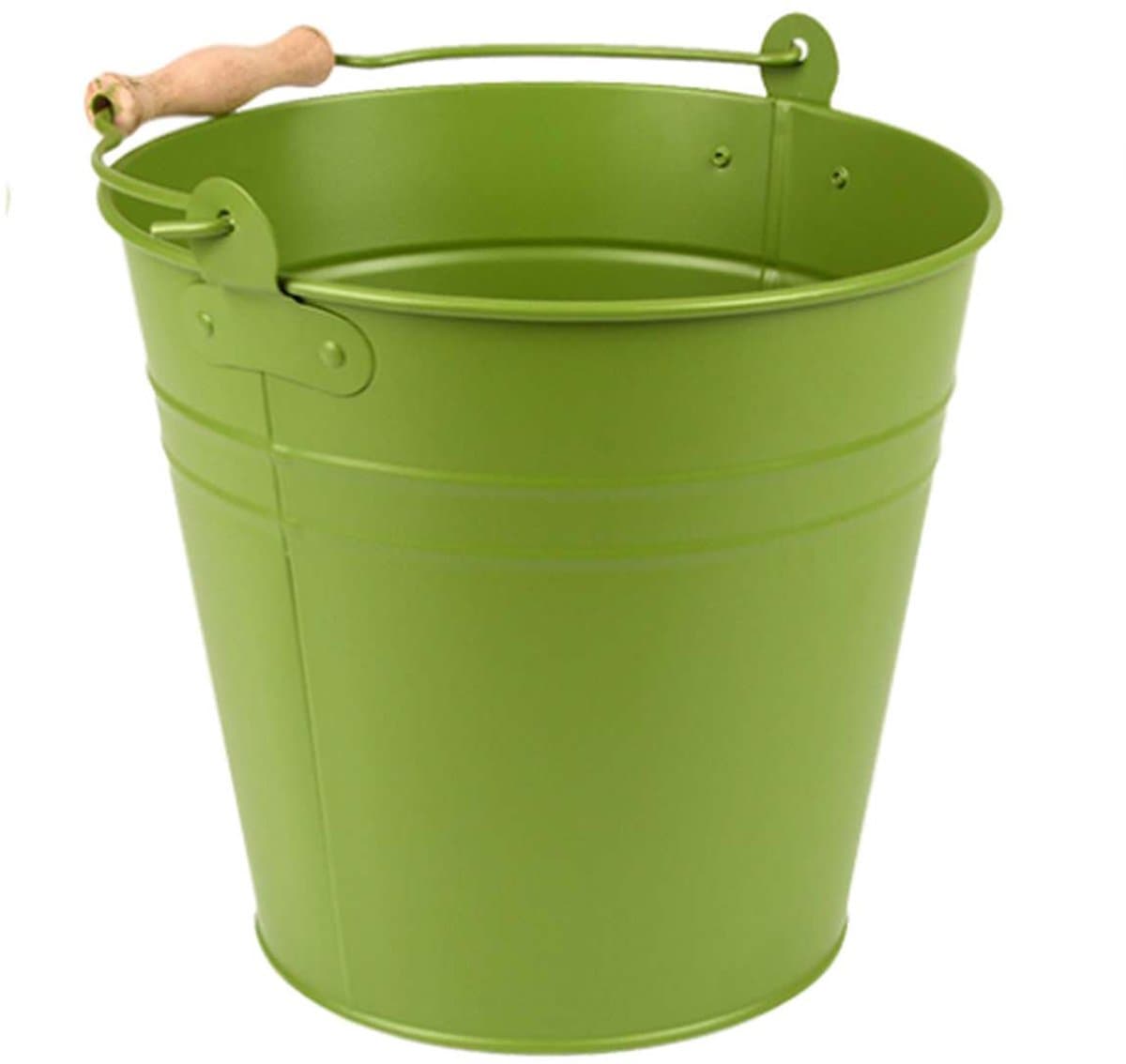 Esschert Design emmer groen 4,9 liter - verzinkt metaal