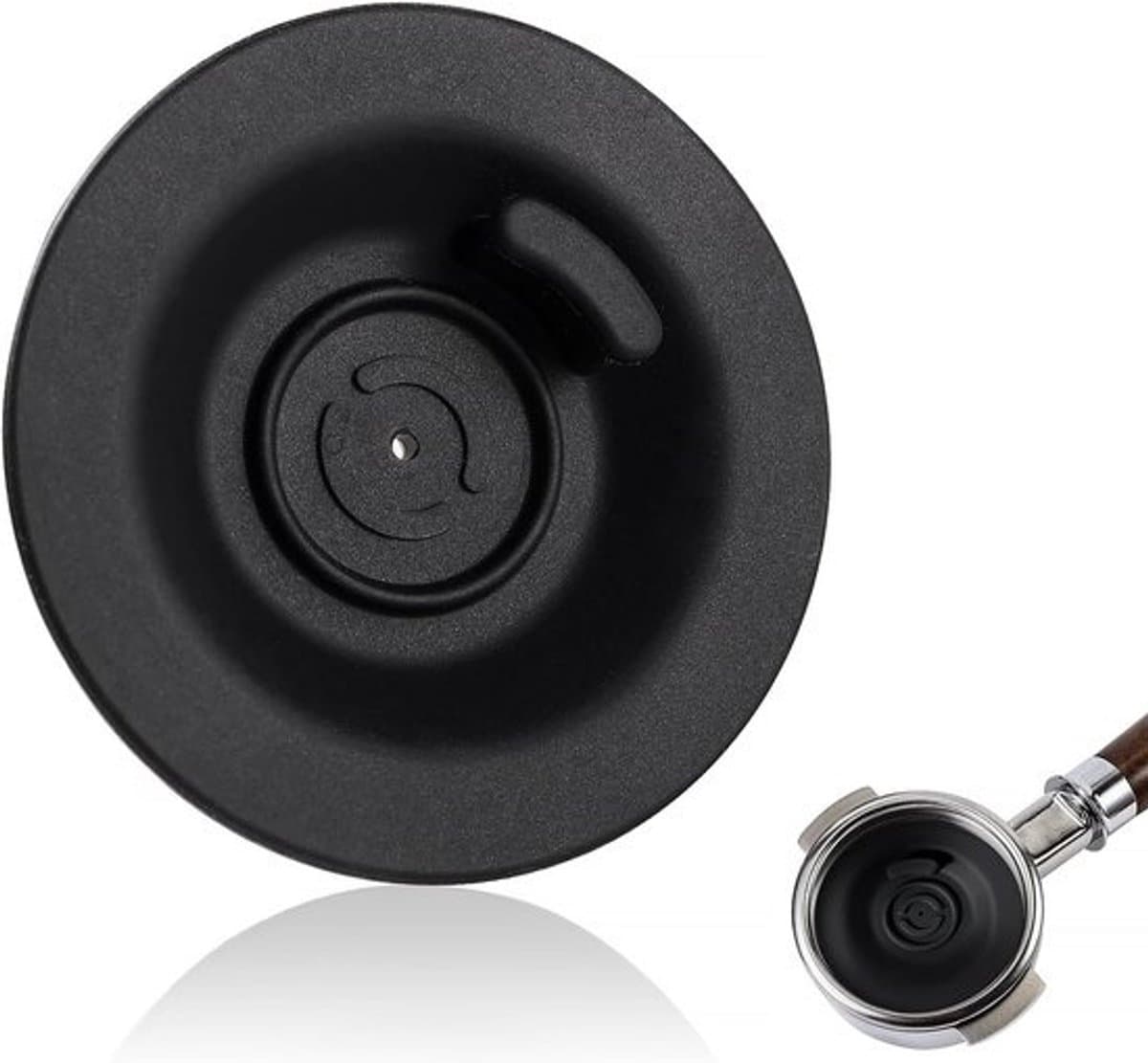 54mm Silicone Espresso Reinigingsschijf met Gat - Backflush Tablet en Reinigingspad voor Koffiemachine