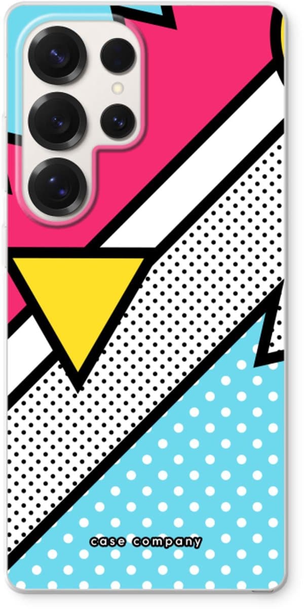 Case Company® - Hoesje geschikt voor Samsung Galaxy S25 Ultra hoesje - Pop Art #3 - Soft Cover Telefoonhoesje - Bescherming aan alle Kanten en Schermrand