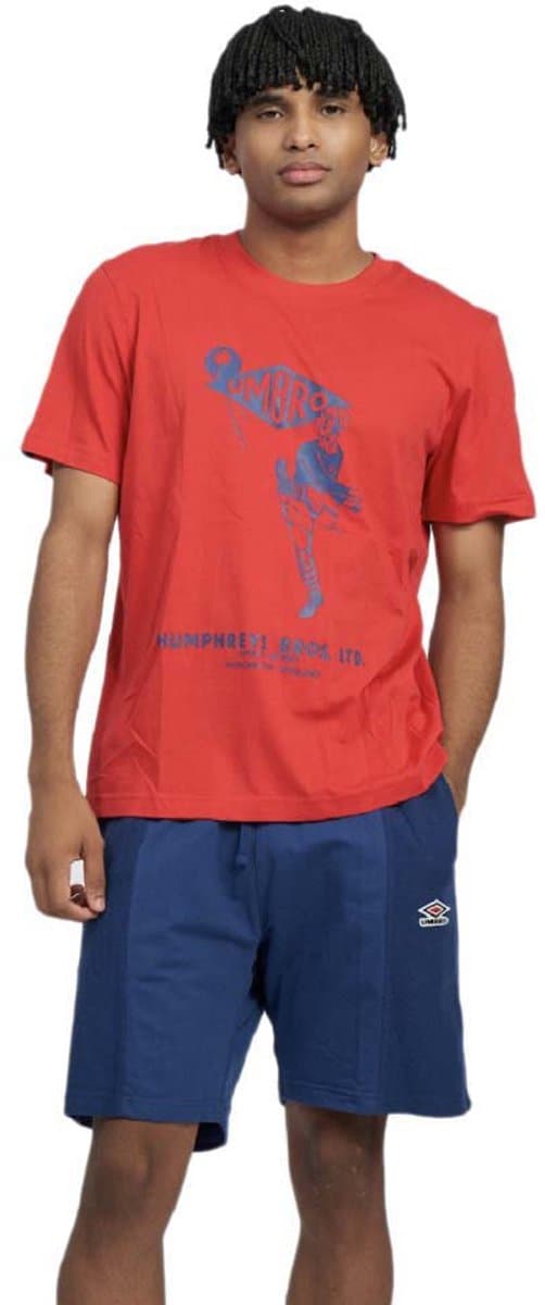Umbro Humphreys Bros T-shirt Met Korte Mouwen Oranje XL Man