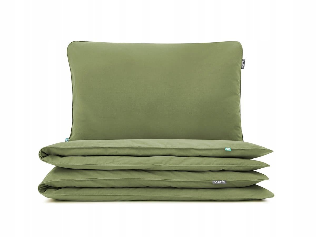 Basis kaki beddengoedset - 160x200 cm + 2x 80x70 cm