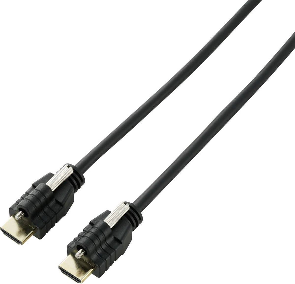SpeaKa Professional SP-9784192 HDMI-kabel HDMI Aansluitkabel HDMI-A-stekker, HDMI-A-stekker 5.00 m Zwart 4K UHD, Audio