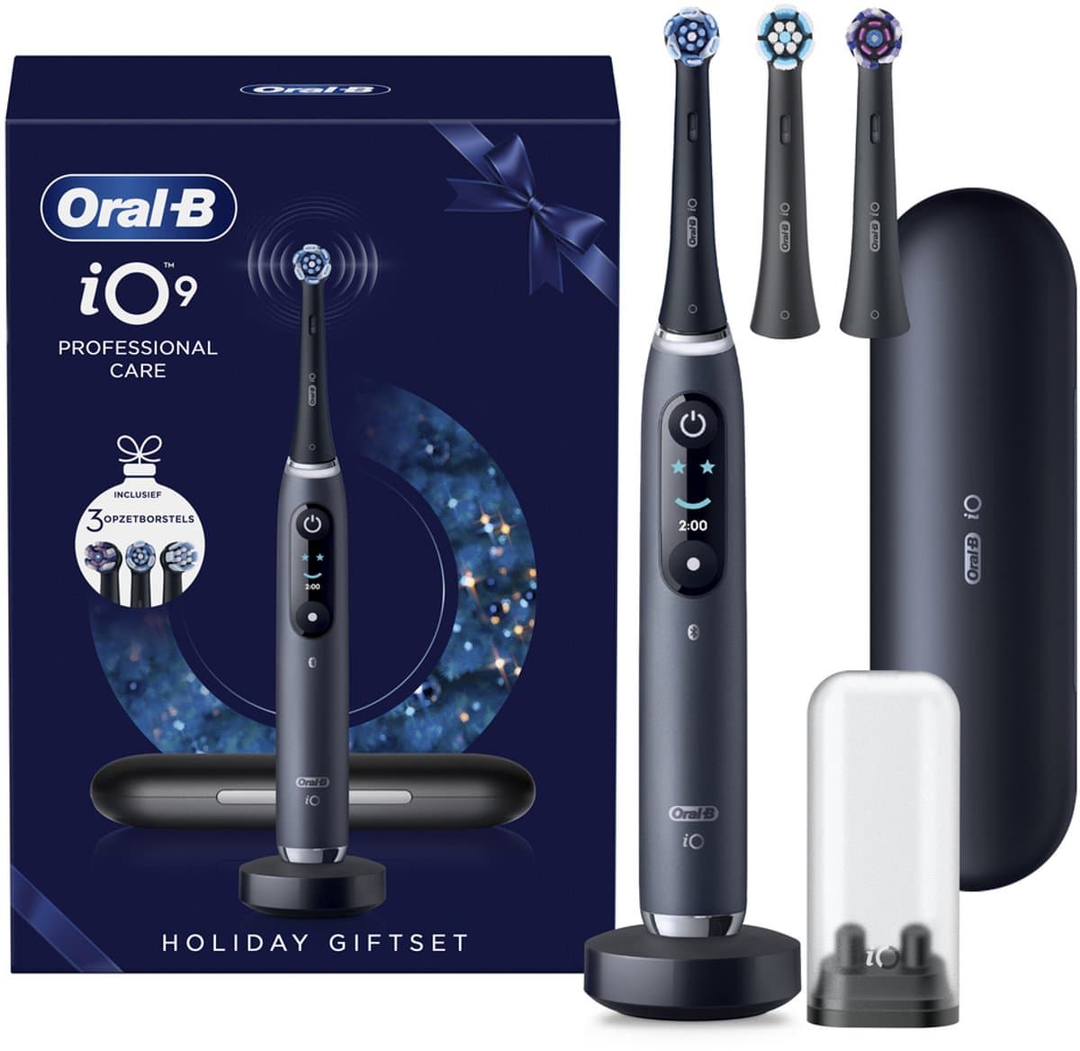 Oral-B iO 9 Holiday Edition met extra opzetborstels