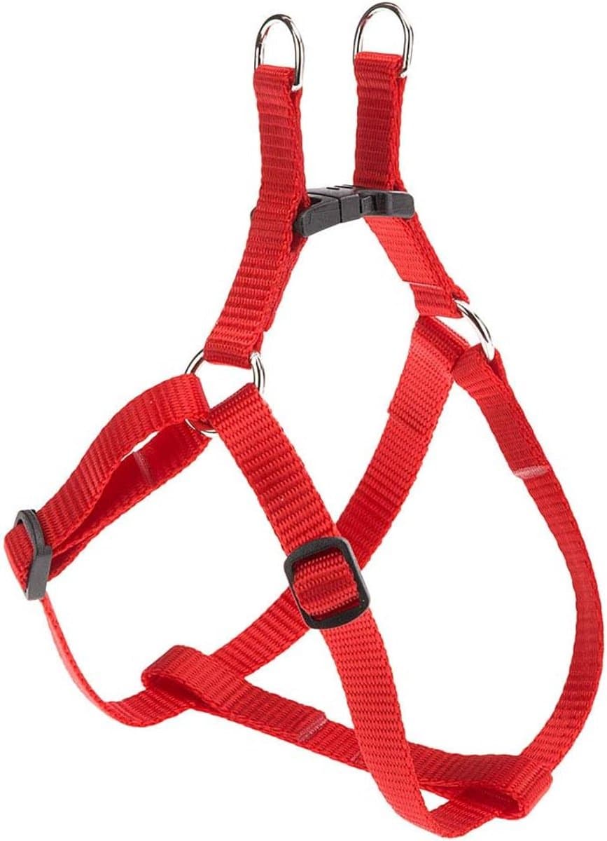 Hondenharnas XS - Huisdier tuigje - Veilig uitlaten - Gemakkelijk verstelbaar - 33-46 cm - Rood
