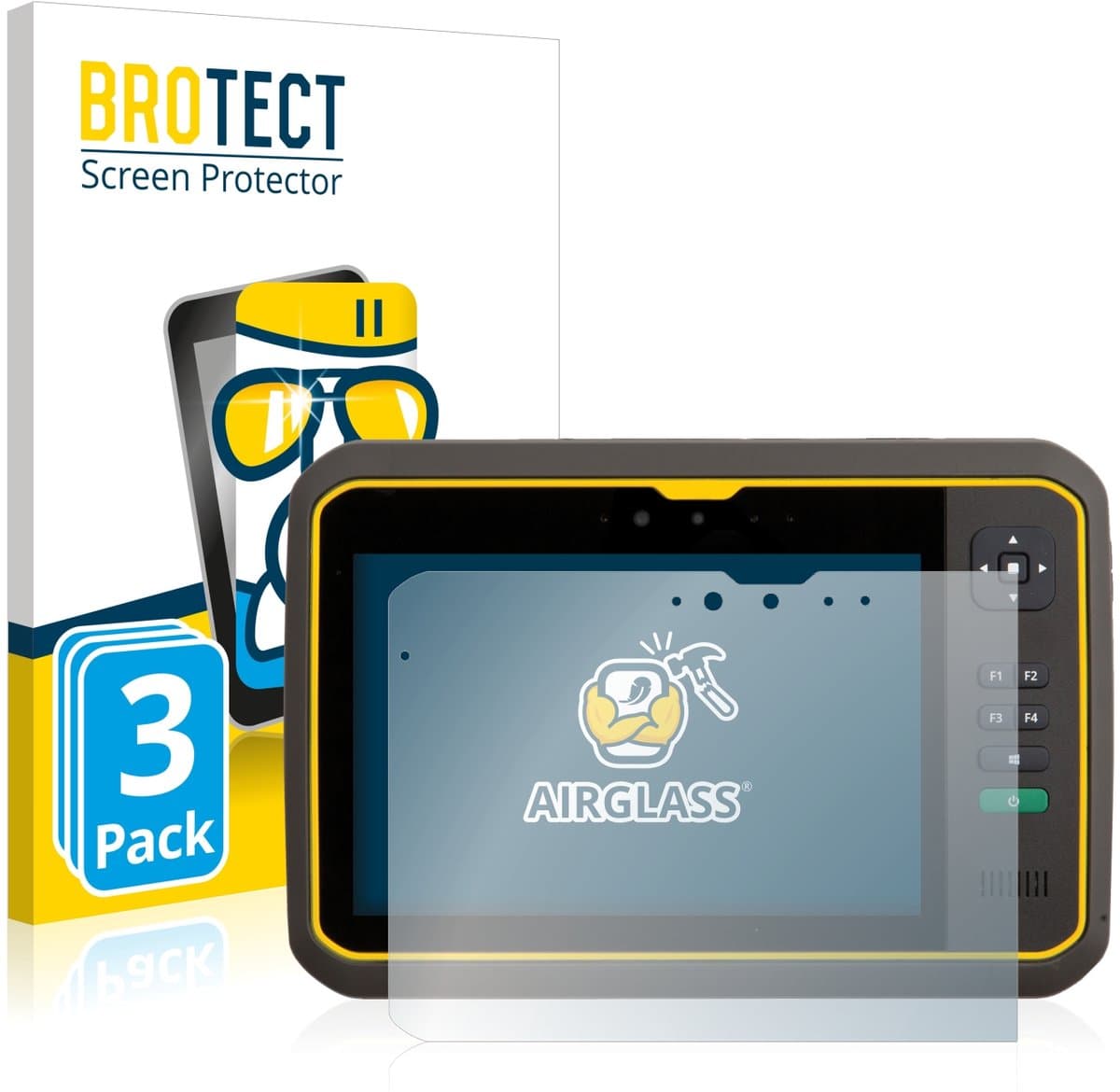 Screenprotector 3 Stuks voor Trimble T7 Beschermglas transparant
