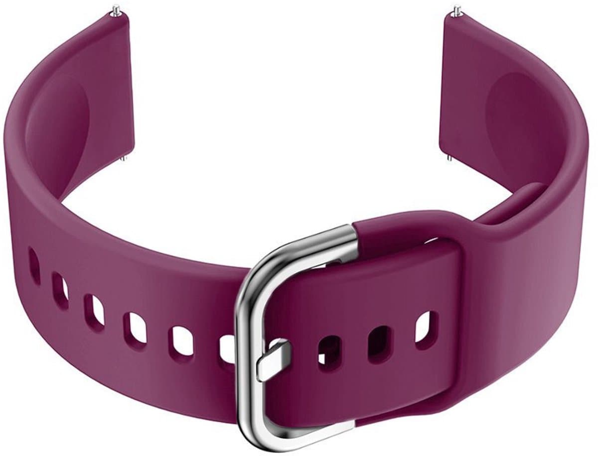 Pacific U01 - Smartwatch Band - Paars/Zilver - 18mm