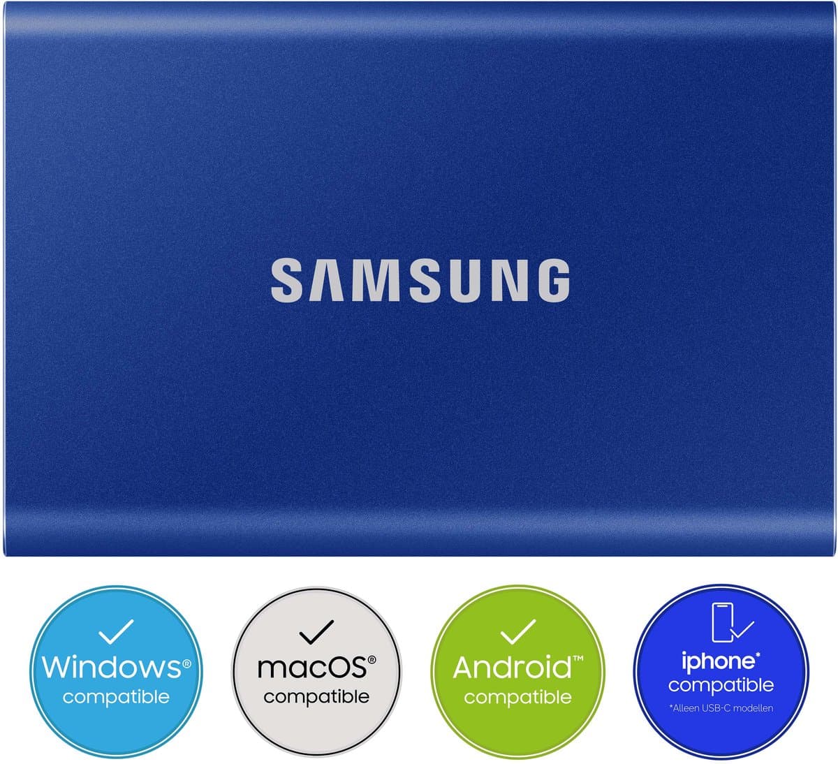 Samsung T7 portable SSD 2TB