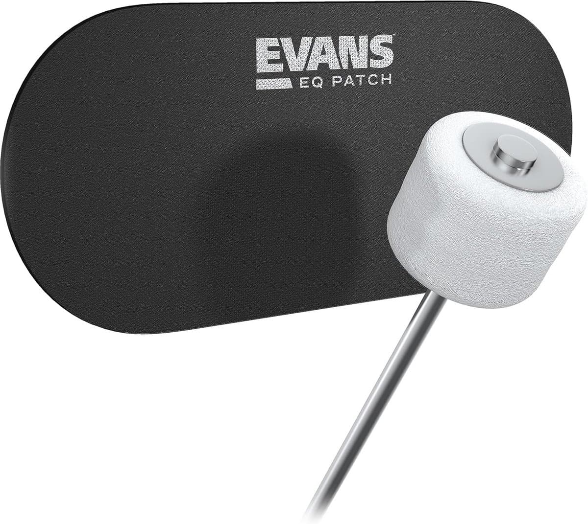 Dubbele Pedaal Patch voor Bassdrum - Zwarte Antislip Nylon