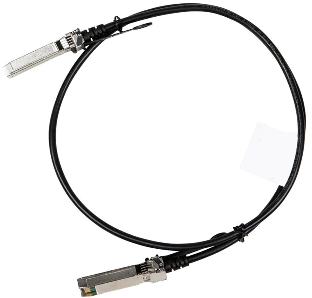 HPE Aruba Networking 25G SFP28 to SFP28 5m Direct Attach Copper Cable InfiniBand en Glasvezelkabel Zwart