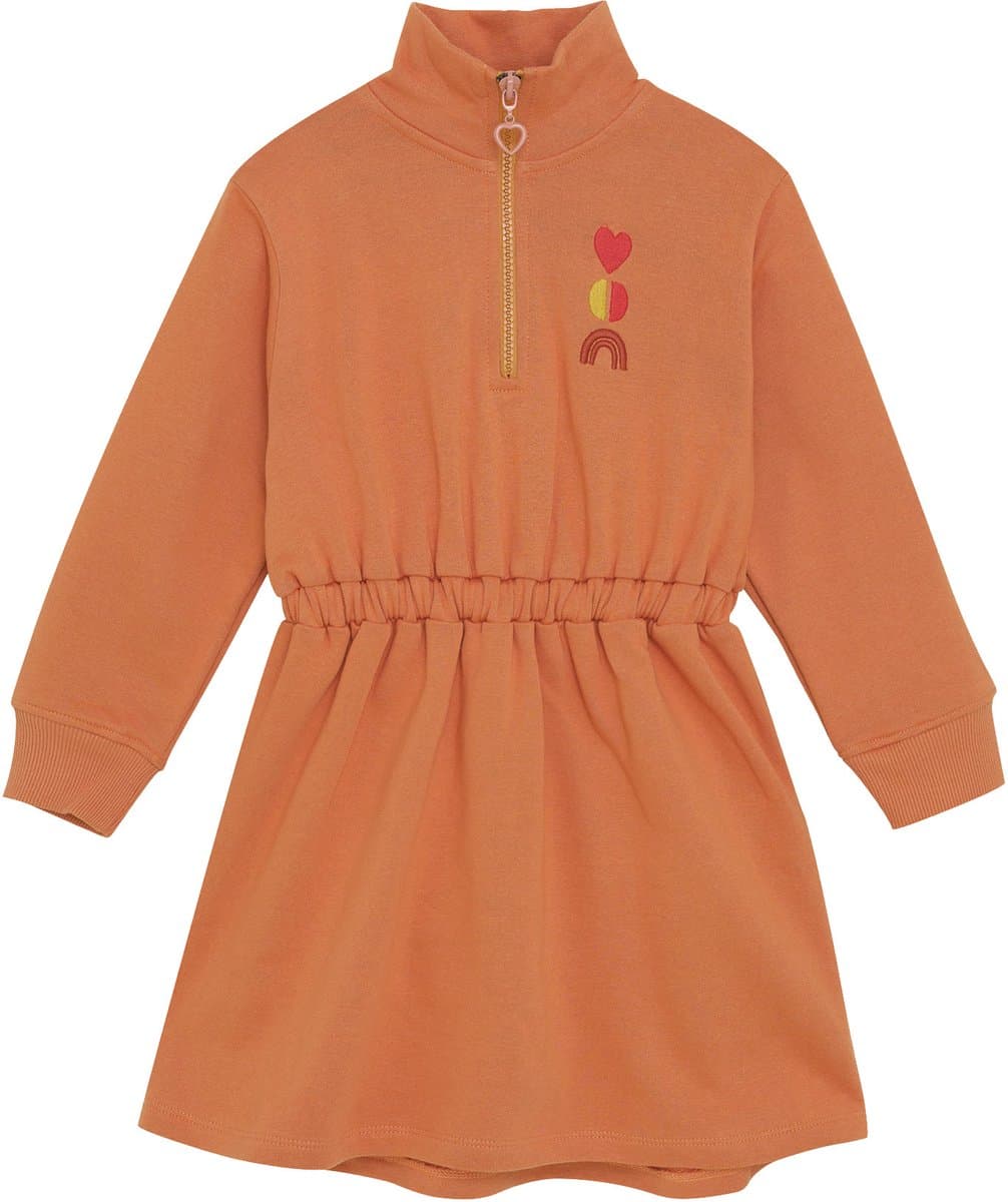 Noppies Jurk Palmer - Apricot Brandy - Maat 122