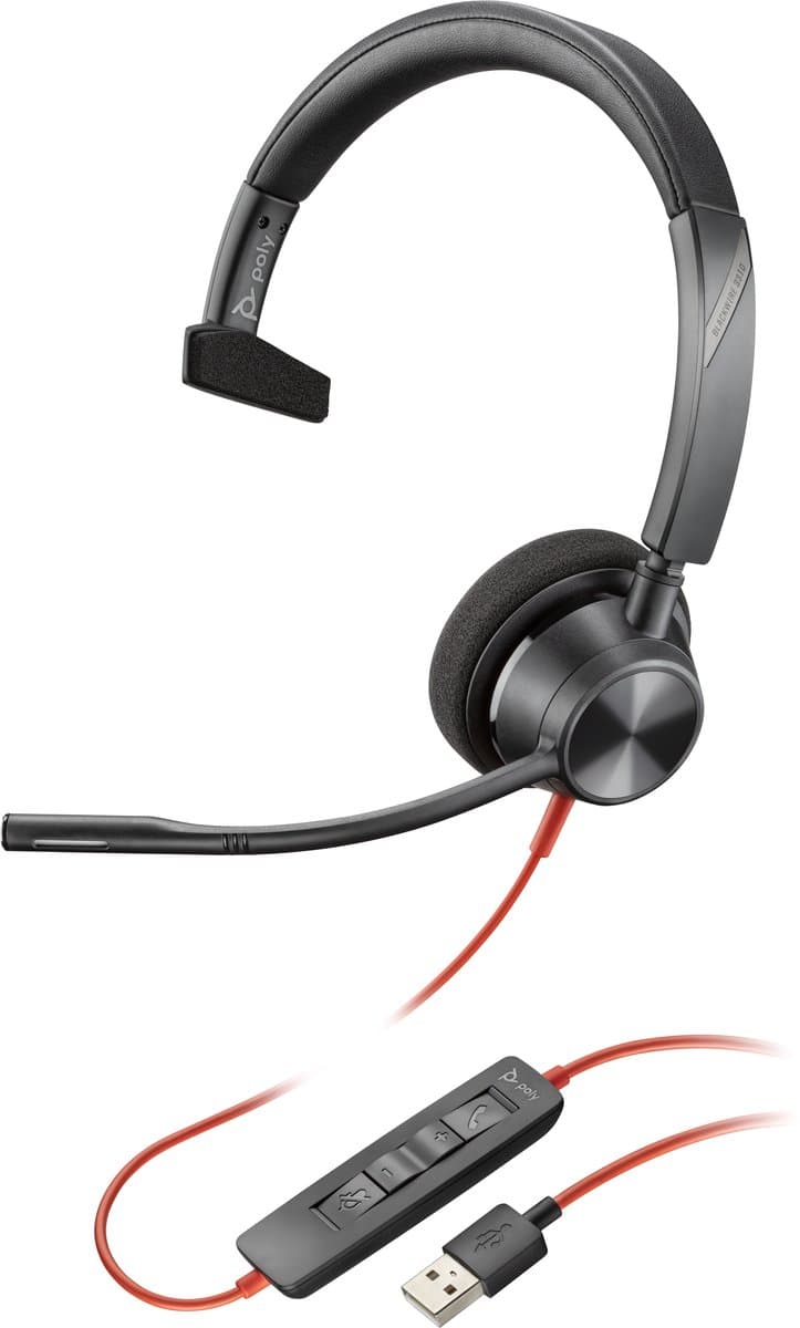 POLY Blackwire 5210 Monaural USB-A Headset