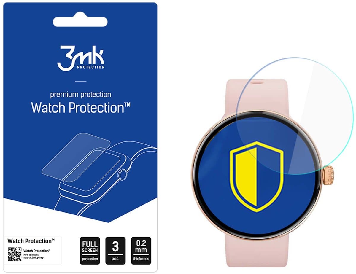 3Mk Horlogebescherming Arc Gehard Glas Voor Smartwatch Horloges Beschermend