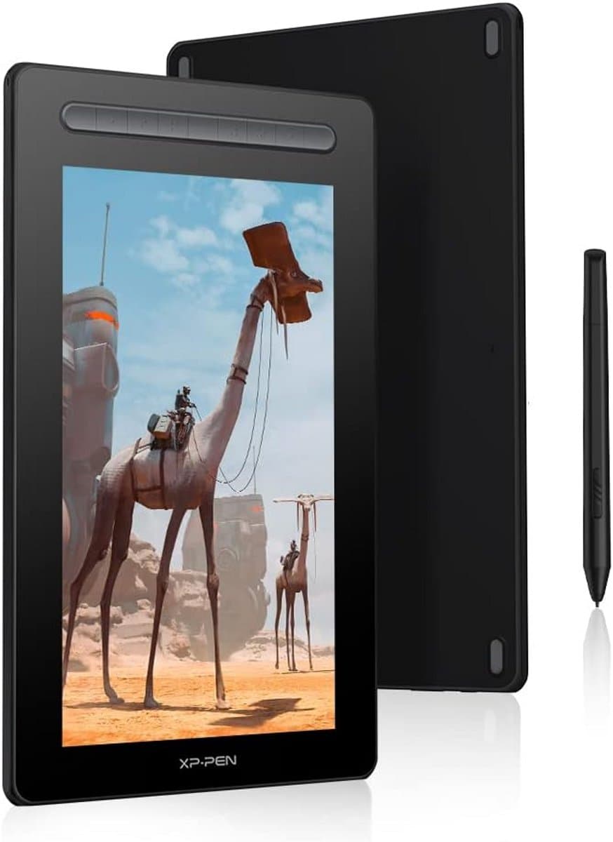 13.3 Inch Grafisch Tekentablet met Scherm, 8 Sneltoetsen, Hoge Kleurnauwkeurigheid (127% sRGB)