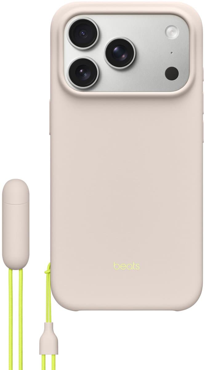 Beats hoesje met standaard voor iPhone 17 Pro Max, MagSafe en camerabediening - Stone