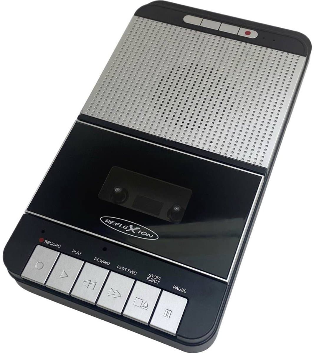 Reflexion Draagbare cassettespeler MP3 Zwart, Grijs