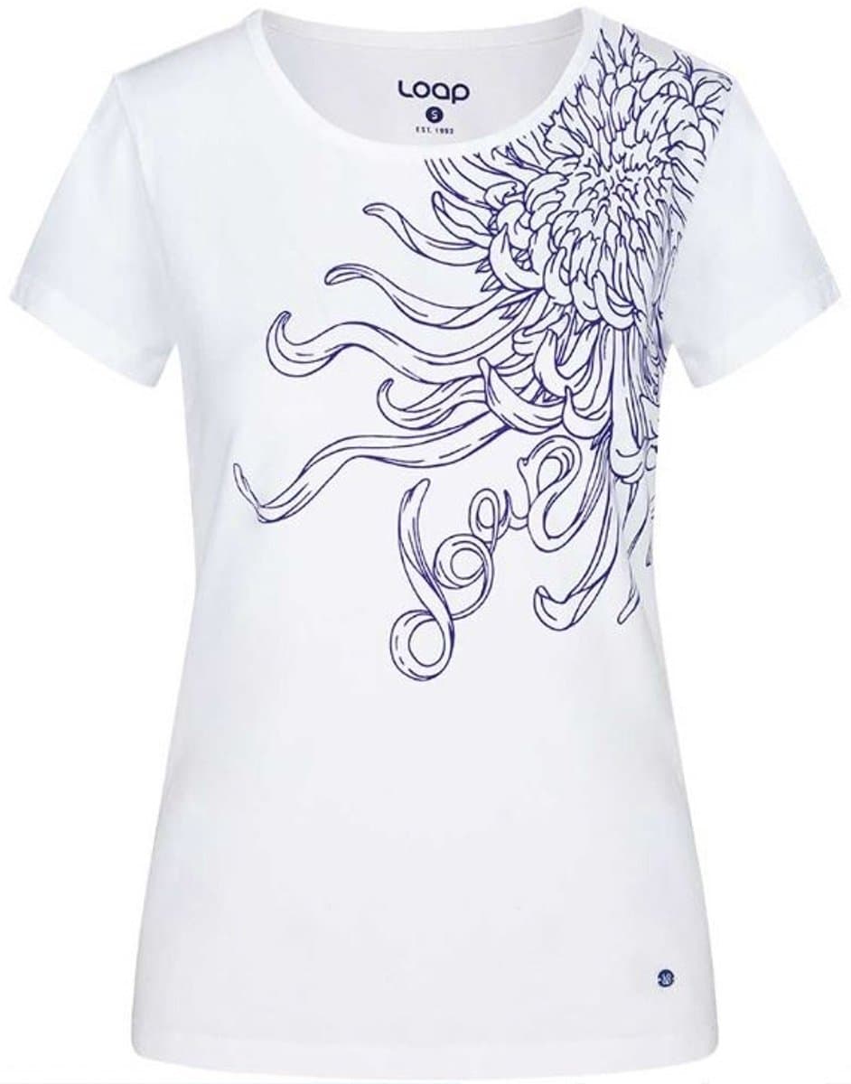 Dames T-shirt Loap Abblina Wit - S