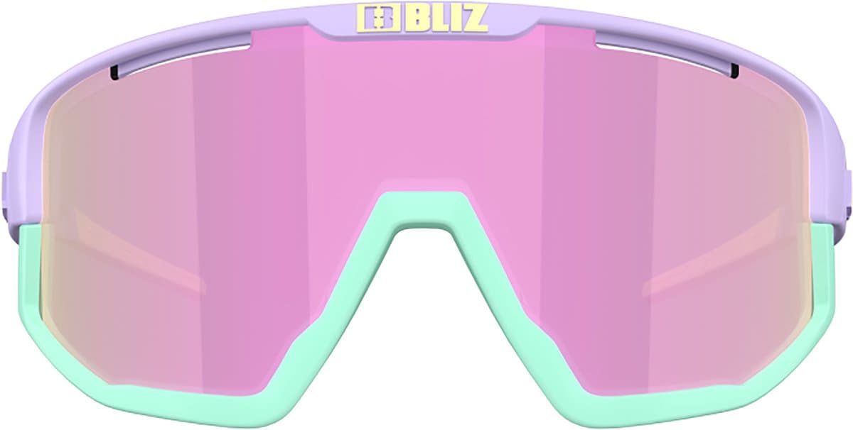 Bliz Fusion Sportbril Matte Pastel Purple-Yellow Logo/ Brown&Pink Mirror - OZB7005-09