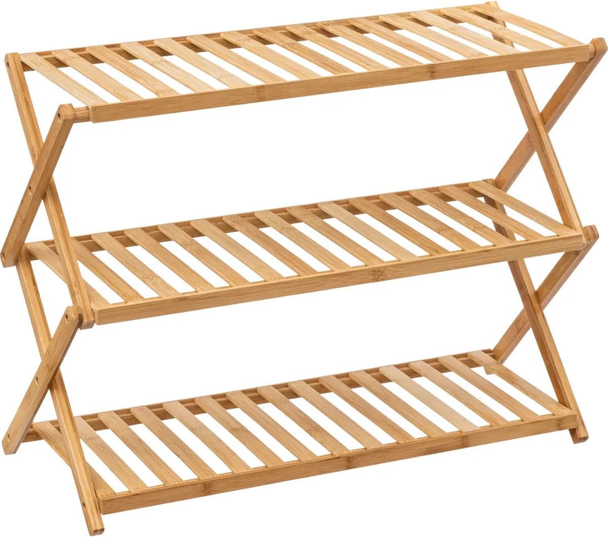 5five Bamboe schoenenrek Sicela - 9 paar, naturel, 70,5 x 28,5 x 52,5 cm