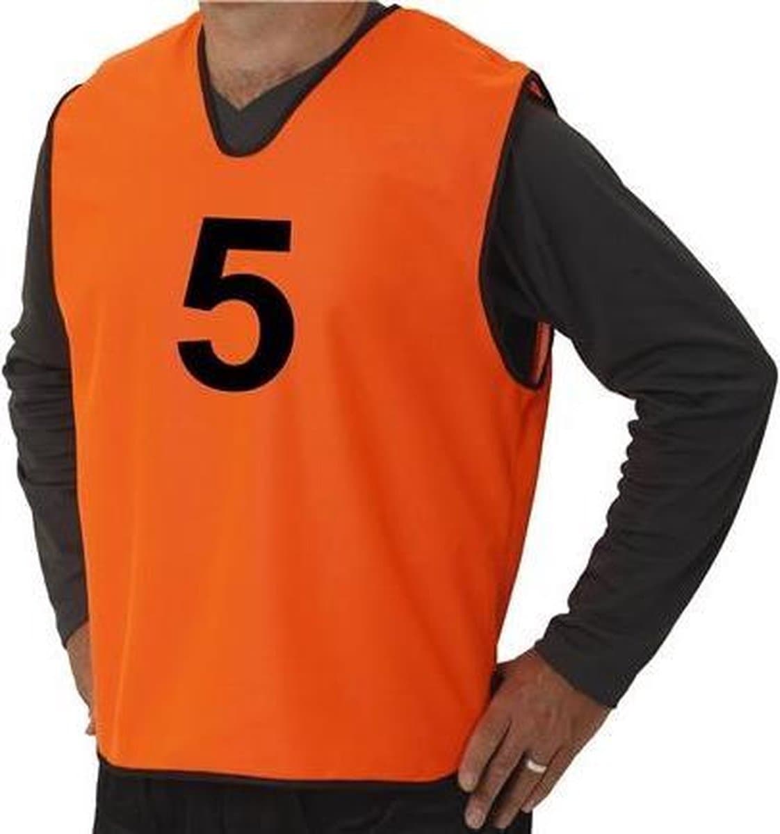 Pirotti Trainingshesjes Met Nummer Oranje 15 Stuks Maat S