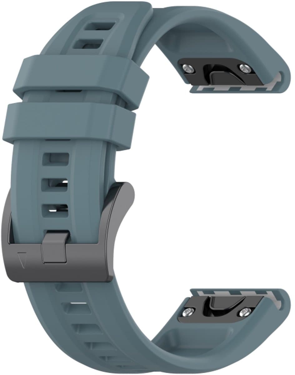 For Garmin Instinct 2S 20mm Silicone Solid Color Watch Band(Rock Cyan)