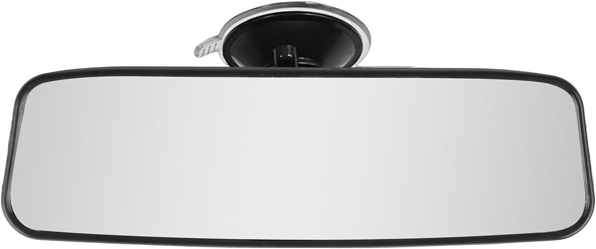 Auto-achteruitkijkspiegel met sterke zuignap, 200 x 55 mm, voor rijinstructeurs en examinatoren, groothoekbinnenspiegel voor auto, SUV, vrachtwagen, bestelwagen, extra spiegel voor rijexamen en