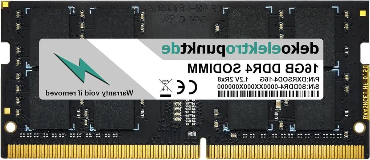 RAM Geheugenmodule - Werkgeheugen Uitbreiding - Server Prestaties Verbeteren - Plug & Play Installatie - 16 GB - Groen